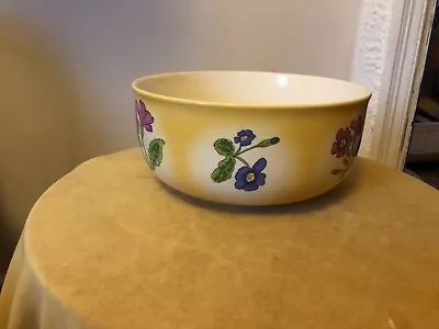 Buy Poole Pottery Primula  Large  Bowl Floral Yellow  Bryony Langworth • 19.95£