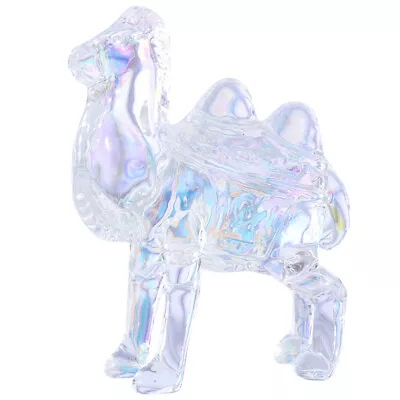 Buy  Animal Model Adornment Glass Camel Alpaca Ornament Dining Table • 10.98£