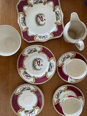 Buy Royal Crown Myott Staffordshire ‘Chelsea Bird’ Tea Set. 12 Pieces. • 25£