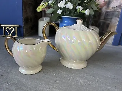Buy Sadler Lustre Teapot And Milk Jug • 20£
