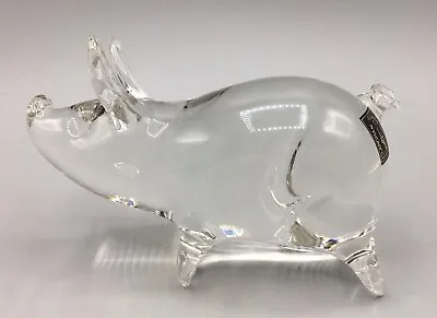 Buy Langham Glass Pig Figurine • 25£