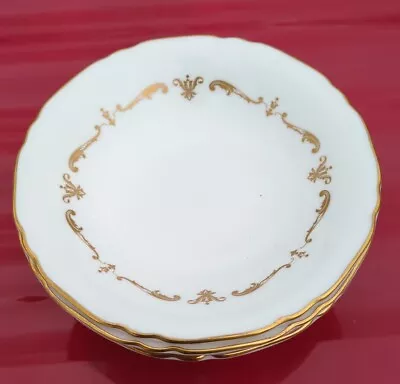 Buy Royal Worcester Gold Chantilly Small Bowls Fruit Saucers 14.5cm • 30£