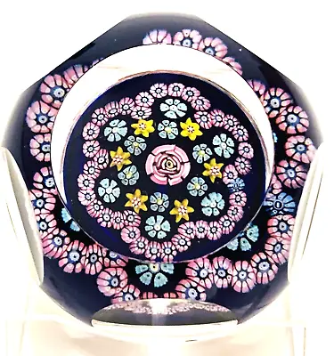 Buy A Rare Stunning Whitefriars Clichy Rose  Miniature Paperweight With Daffodils • 440£