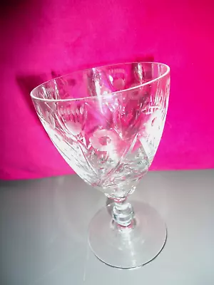 Buy Rare Edinburgh Leith Crystal Port Glass -thistle Design • 5£