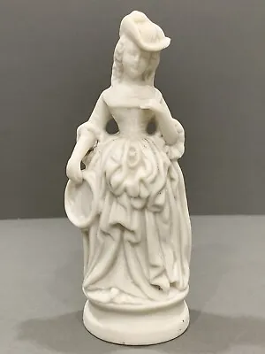 Buy Antique 19th Century Parian Ware Bisque Figure Of A Lady With A Tamborine • 19.95£