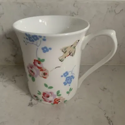 Buy Cath Kidston Queen's Fine Bone China Mug Birds Flowers 9cm High • 5£