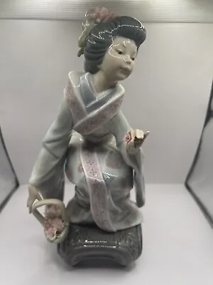 Buy Lladro Geisha Girl Figurine Daisa 1984 Handmade In Spain • 309.35£
