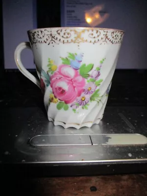 Buy Ornate Dresden Porcelain Dresden Coffee Can Victorian 7cm - The Bit You Need??? • 8.99£