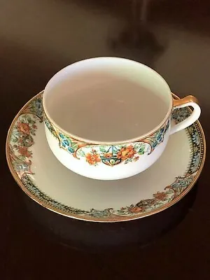 Buy Chanson Haviland Limoges Vintage China Flat Cup & Saucer - Wonderful! • 13.51£