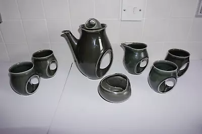 Buy Vintage Holkham Pottery Owl Eye Tea Coffee Set - Teapot, Mugs, Jug & Sugar  Bowl • 69.99£