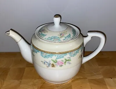 Buy Vintage Handpainted Japanese Noritake China Teapot • 20£