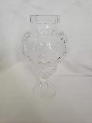 Buy Tyrone Irish Crystal Cut Glass Globe Shaped Hurricane Candle Holder - Etched • 30£