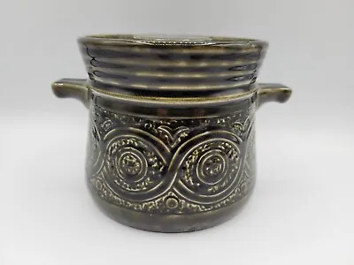 Buy Retro ELLGREAVE Pottery Saxony Casserole Pot Dish Bowl Tureen Green Ceramic  • 12.95£