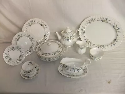 Buy C4 Porcelain Bone China Royal Albert - Brigadoon - Vintage Fluted Tableware Xxxx • 93.99£