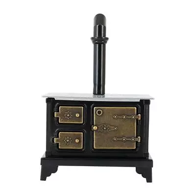 Buy Retro 1/12 Scale Dollhouse Stove With Long Chimney Miniature • 17.42£