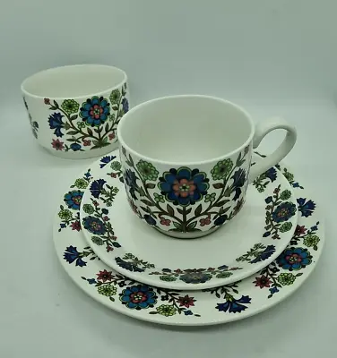 Buy Midwinter Marquis Of Queensbury  Blue Cup, Saucer, Side Plate And Sugar Bowl • 16.50£