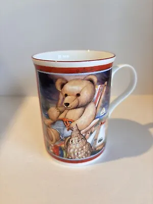 Buy Collector’s Coffee Cup Teddy Bear On Beach • CROWN TRENT Fine Bone China England • 16.37£