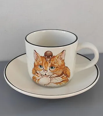Buy Arthur Wood  Cat And Mouse Tea Cup And Saucer. Rare China  • 17.99£