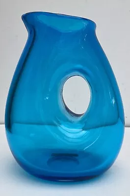 Buy Pols Potten, Polspotten, Art Turquoise Glass Jug With Hole • 34.99£