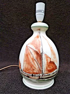 Buy CINQUE PORTS POTTERY TABLE LAMP VINTAGE 1970s THE MONASTERY RYE SIGNED RARE • 24.99£