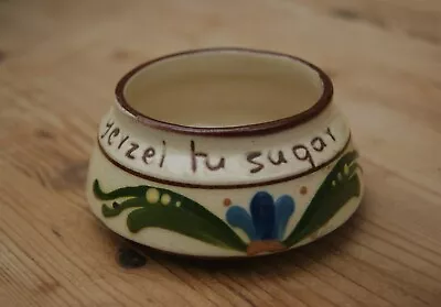 Buy Torquay Pottery Sugar Bowl Motto Ware - 'elp Yerzel Tu Sugar • 1.99£