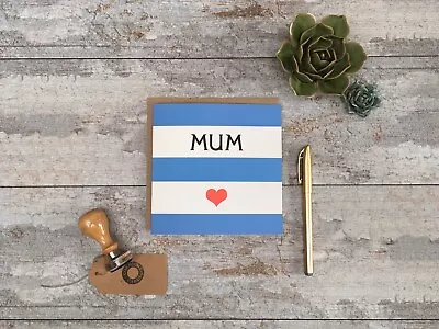 Buy Cornishware Inspired Greeting Card - MUM ❤️ • 3£