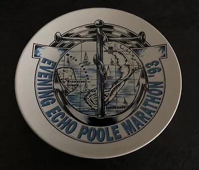 Buy Poole Pottery Commemorative Plate Depicting Poole Marathon 1993. Excellent Con • 9£