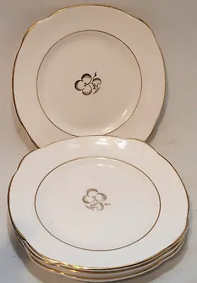 Buy 4 X Duchess Golden Clover Tea Plates Bone China England • 12£