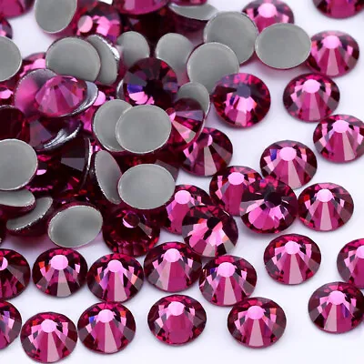 Buy 1440 Hotfix Crystal Glass Rhinestones Flatback Iron On Gems Art Deco Craft Beads • 19.19£