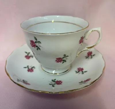 Buy Colclough Ridgway Potteries Ltd Bone China England Ditsy Rose Cup&saucer ✅ 1058 • 14.99£