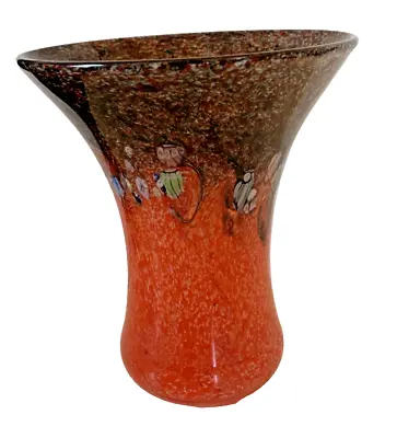 Buy Vtg. Monart Perthshire Paperweights Orange Purple Vase Scottish Art Glass Mint • 56.83£