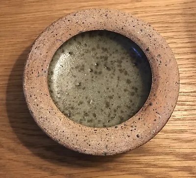 Buy Small Stoneware Bowl /Dish ~Studio Art Pottery ~ Stamped VGC • 12.99£