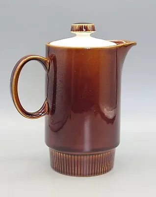 Buy Vintage 70's Poole Pottery Coffee Pot  Parkstone Pattern Chestnut MCM Retro VGC  • 19.99£