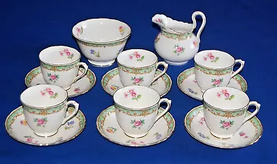 Buy New Chelsea 14 Piece Green Floral Tea Set, McCulloch & Young Stirling Retailers. • 29.99£
