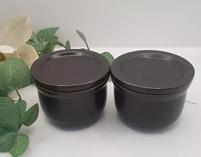 Buy Two Vintage Denby Stoneware Handcrafted  Lidded Pots • 14£
