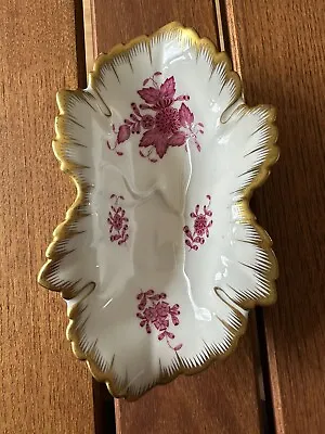 Buy Herend Hungary Hand Painted Beautiful Noble Piece Plate Ref 7724/AP B92 • 49.99£