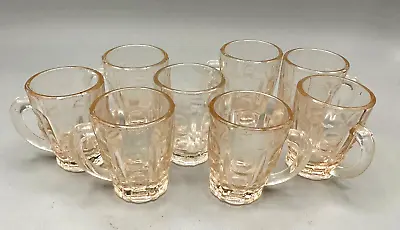Buy Fenton Glass Set Of 8 Pink Barrel Shot Cordial Glasses 1 Oz • 30.31£