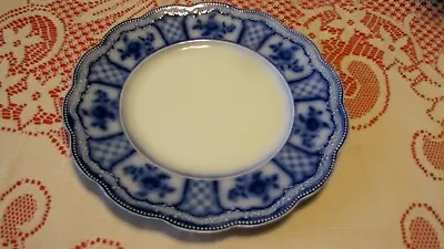 Buy Antique Flow Blue 8 3/4  Dinner Plate Melbourne Pattern W.H. Grindley 1900 Exc. • 40.53£