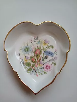 Buy Wild Tudor Ansley English Fine Bone China Heart Shaped Dish ,Trinkets  Bowl • 9£