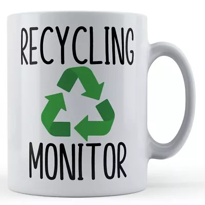 Buy Recycling Monitor - Funny Eco Colleague Gift Mug • 10.99£