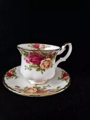Buy Vintage Royal Albert Old Country Roses Demitasse / Coffee Cup & Saucer • 9£