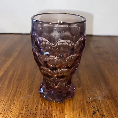 Buy Vintage 1960’s Imperial Glass Provincial Amethyst 4 Oz Footed Juice 4-1/4” Glass • 7.67£