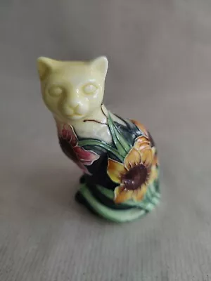 Buy Old Tupton Ware Ceramic Sitting Cat Summer Bouquet 3.75  Tall • 12£