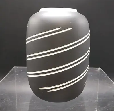 Buy Wedgwood Symmetry Collection Jasperware Black Basalt Spiral Design Vase 4.5  • 45£