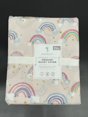 Buy Pottery Barn Kids Rainbow Cloud Organic Full / Queen Duvet New With Tags • 94.87£