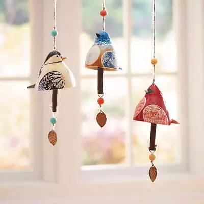 Buy Bird Song Bell Wind Chime Garden Decoration Creative Pendant Animal NEW • 9.07£