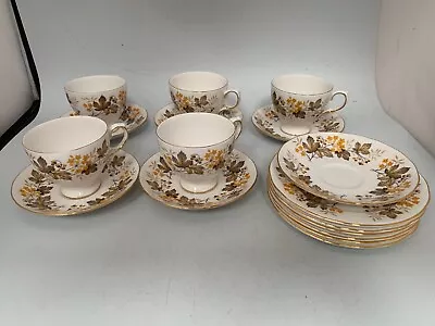 Buy Royal Vale Set Of 17 Vintage Bone China Tea Cups/Saucers/Side Plates #GL • 8.53£