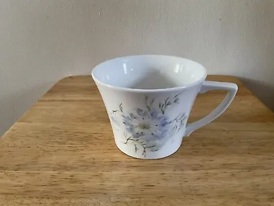 Buy PORTMEIRION Shaped Cup White With Blue Flower From ‘The Seasons Collection’ • 4£