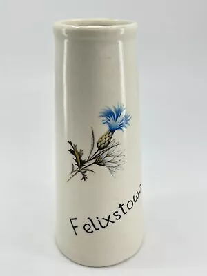 Buy Vintage New Devon Pottery Newton Abbot Felixstowe Bud Vase Made In England • 28.30£