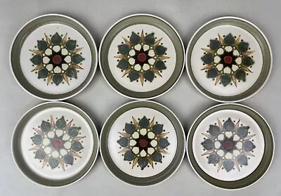 Buy 6 X Vintage Denby Langley Sherwood Plates, Small Plate 6.5” • 20£